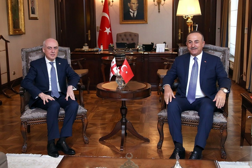 Mevlüt Çavuşoğlu meets with Georgian Foreign Minister