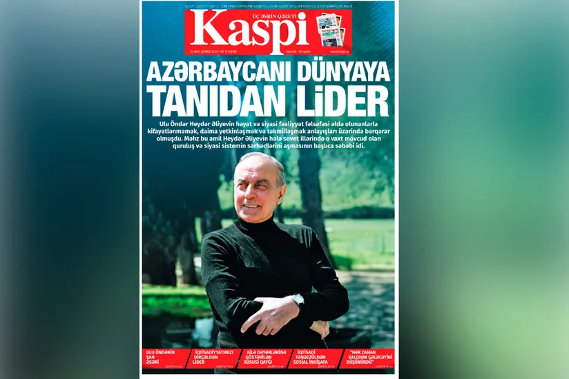 “Kaspi”nin Heydər Əliyevin anadan olmasının ildönümü ilə bağlı xüsusi sayı nəşr olunub