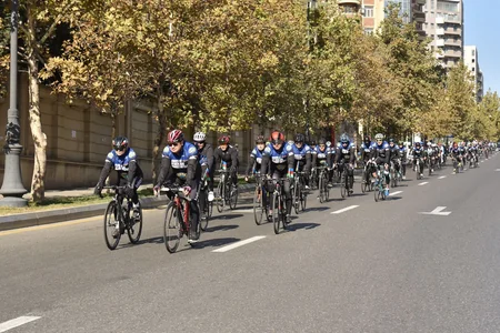 Zəfər Gününə həsr olunmuş veloyürüş təşkil edilib