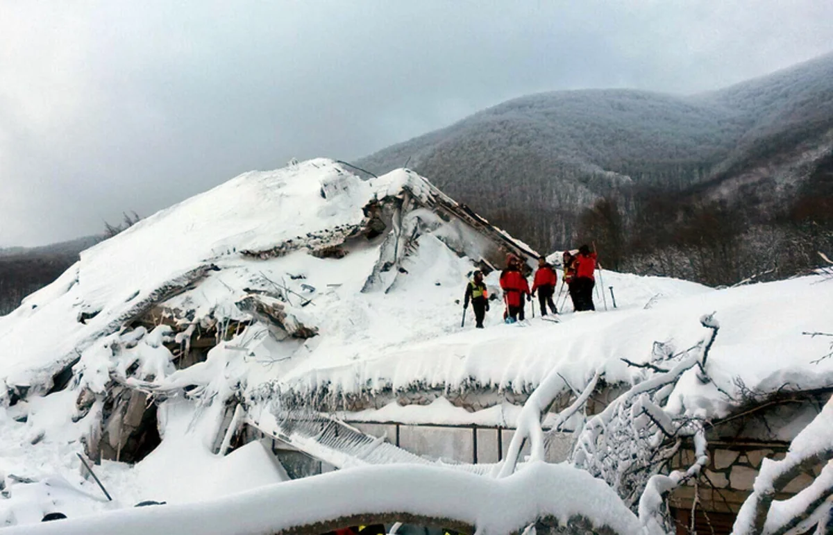 Italy avalanche death toll reaches 18