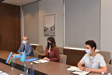 Ceyhun Bayramov BMT-nin Azərbaycandakı yeni rezident əlaqələndiricisi ilə görüşüb