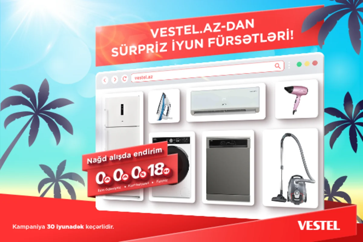 VESTEL.AZ-DAN SÜRPRİZ - İYUN FÜRSƏTLƏRİ!