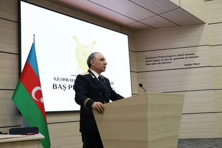 Baş Prokurorluqda gənc hüquqşünasların andiçmə mərasimi keçirilib