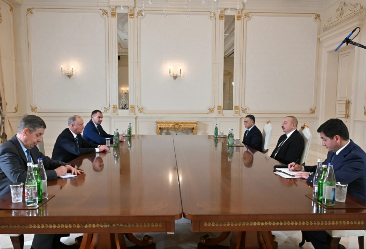 President Ilham Aliyev receives secretary of Russian Federation Security Council