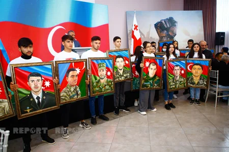 Gürcüstanda Birinci və İkinci Qarabağ müharibəsi şəhidlərinin xatirəsi anılıb