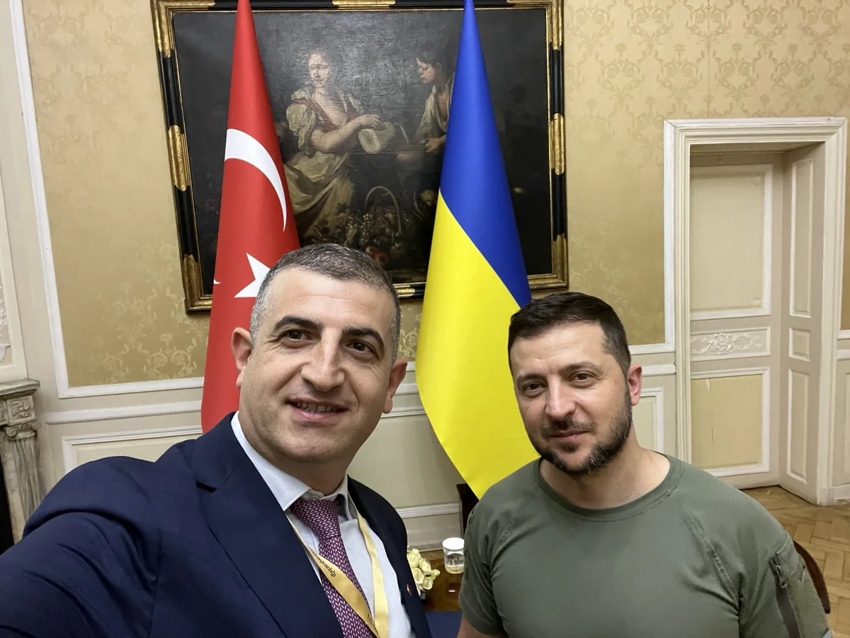 Haluk Bayraktar Ukrayna Prezidenti ilə görüşüb