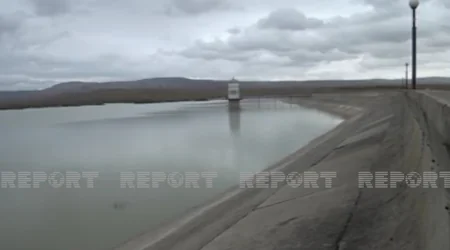 Beş yaşayış məntəqəsinin əkin sahələrini suvaran anbara su toplanmağa başlayıb