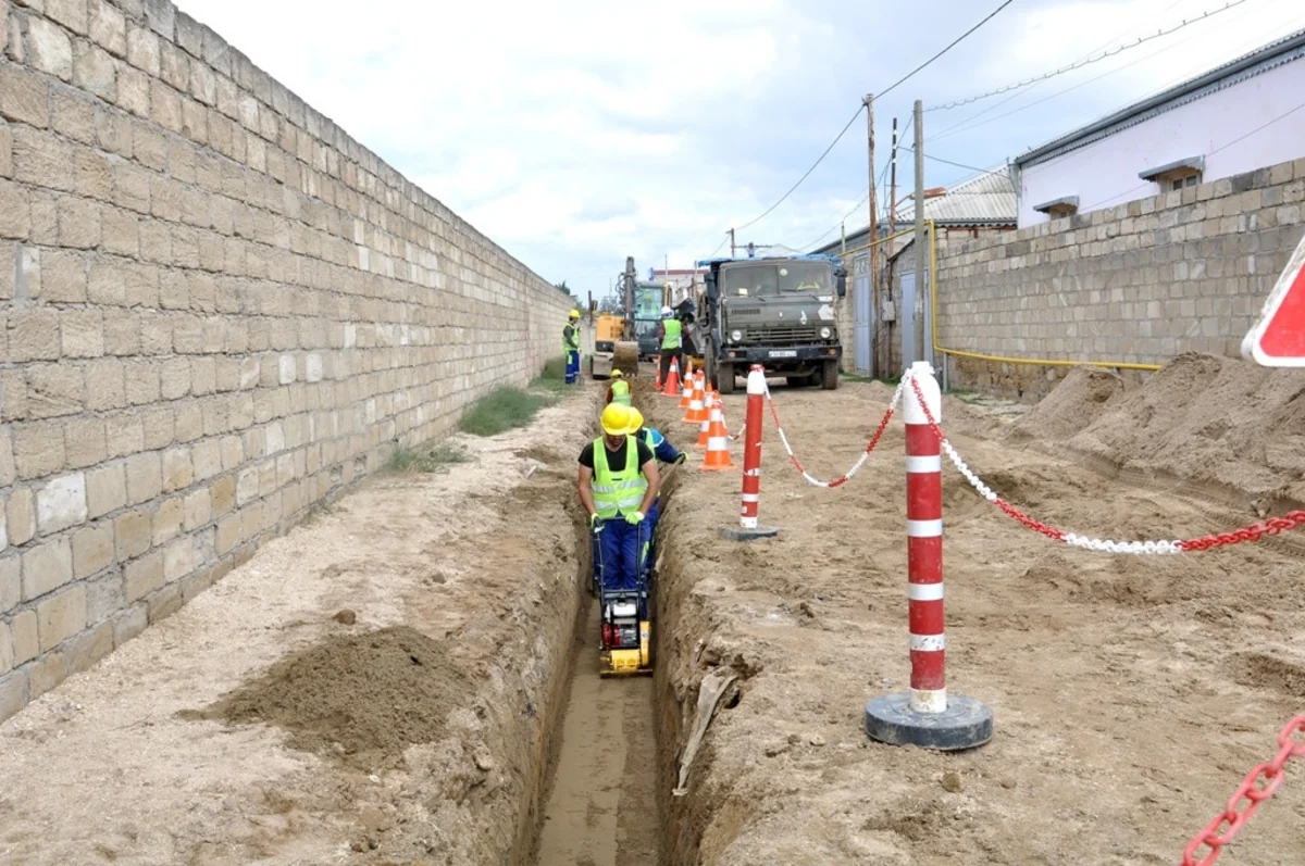 ​Gəncə şəhərində yeni su anbarı inşa edilib
