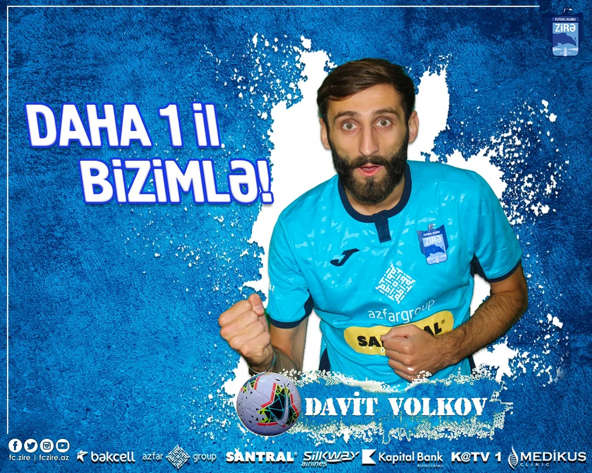 Zirə hücumçusu ilə müqaviləni uzatdı