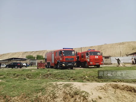 Naxçıvanın Əliabad qəsəbəsində yanğın olub