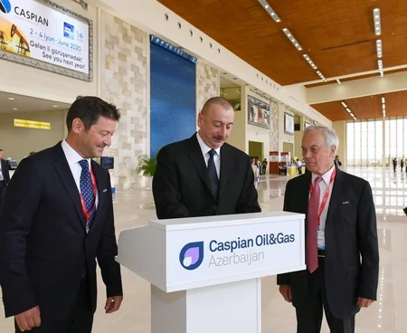 Prezident İlham Əliyev XXVI Beynəlxalq “Xəzər Neft və Qaz-2019” sərgi və konfransının açılışında iştirak edib - YENİLƏNİB