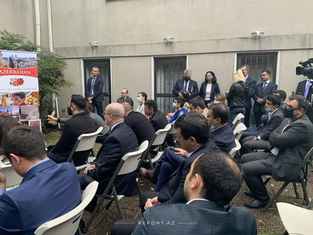 Ceyhun Bayramov ABŞ-da azərbaycanlılarla görüşdü