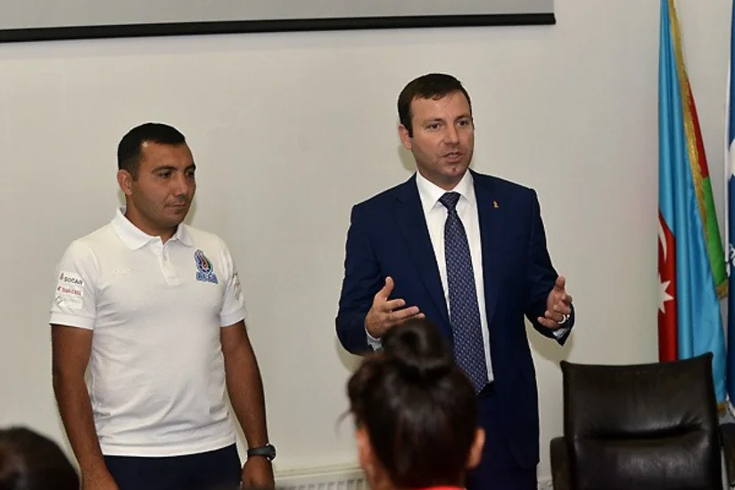 AFFA-da Avropa çempionatının seçmə mərhələsində mübarizə aparacaq milli üzvləri ilə görüş olub