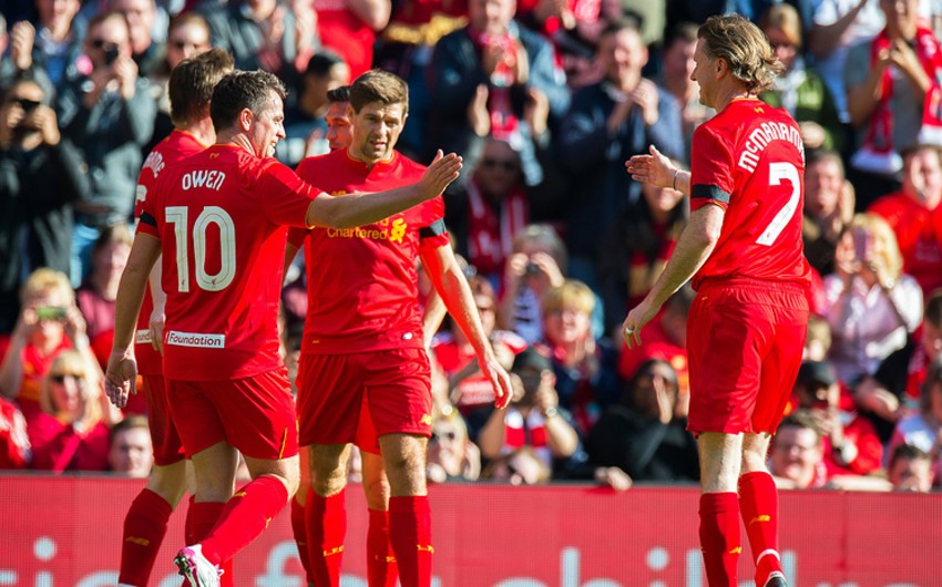 Liverpul əfsanə futbolçuların oyununda Realı məğlub edib