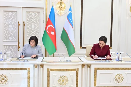 Azərbaycan və Özbəkistan parlamentləri arasında əməkdaşlığa dair “Yol xəritəsi” imzalanıb
