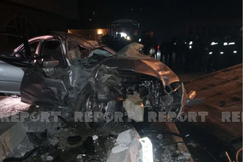 Тяжелое ДТП в Лянкяране привело к перебоям с электричеством