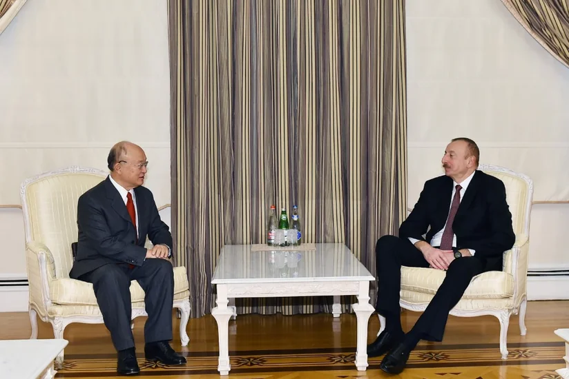 Prezident Beynəlxalq Atom Enerjisi Agentliyinin baş direktorunu qəbul edib