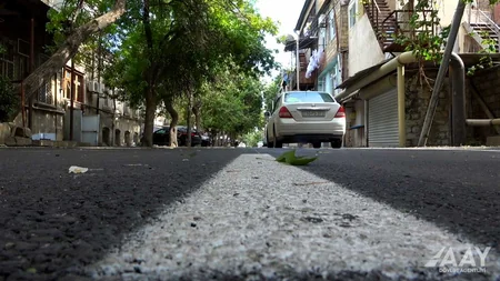 Nərimanovda uzunluğu 470 metrdən çox olan yolun təmiri başa çatıb