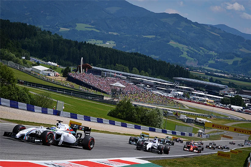 British driver of Mercedes is the first at the Austrian Grand Prix