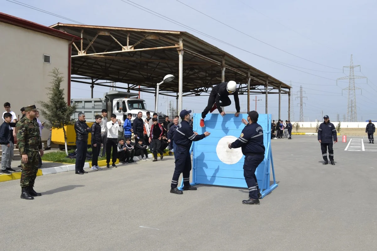 “Gənc xilasedici və yanğınsöndürən” yarışlarının zona birinciliyi keçirilib