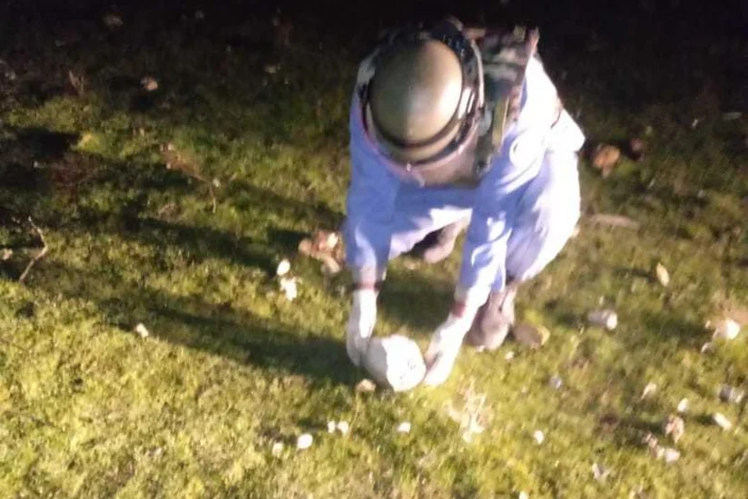 Abşeronun Məmmədli kəndində F-1 əl qumbarası və UZRQM partladıcısı aşkarlanıb - FOTO