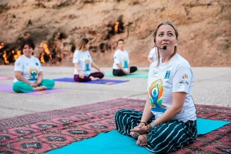 Embassy of India in Azerbaijan hosts vibrant Yoga event at Yanardag