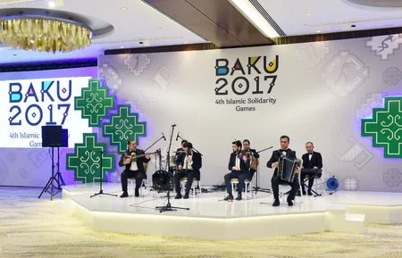 Prezidentin iştirakı ilə İslamiadanın qalib idmançıları, onların məşqçiləri və idman ictimaiyyətinin nümayəndələri ilə görüş keçirilib