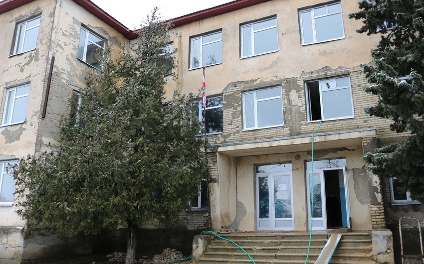 Gürcüstanda azərbaycandilli məktəbin binası bərpa olunur