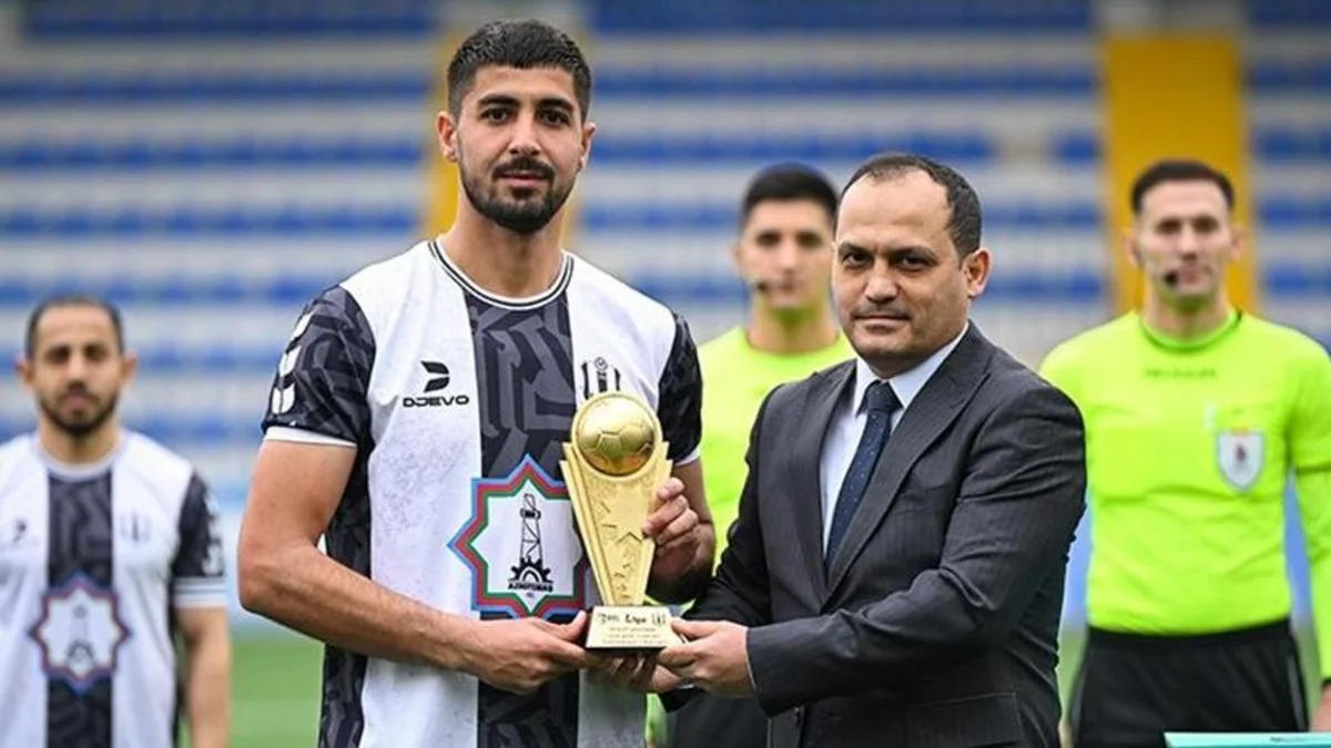 Azərbaycan I Liqasında yanvarın ən yaxşı qolunun müəllifi mükafatlandırılıb