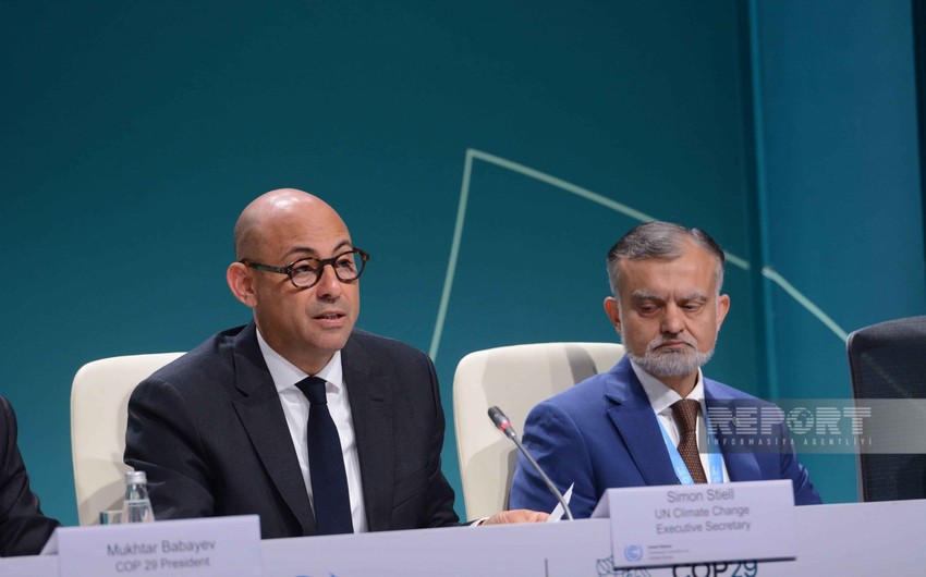Saymon Stil: COP29-dakı irəliləyiş iqlim gündəliyində böyük əhəmiyyət kəsb edir
