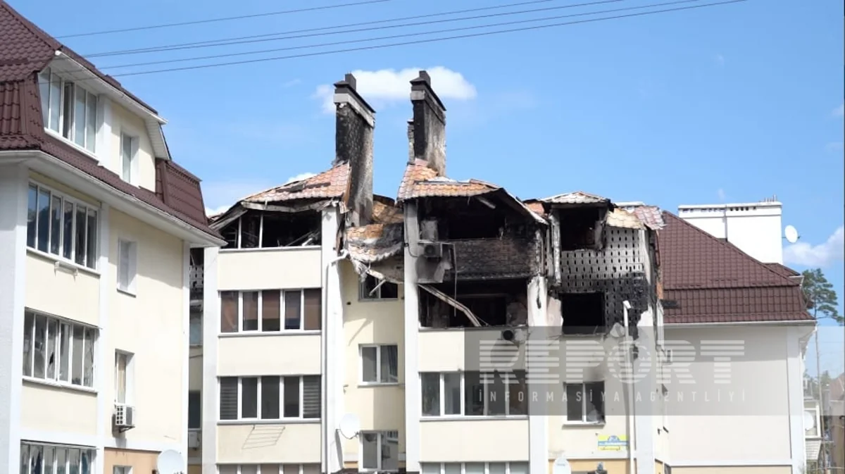 Azərbaycan Ukraynanın İrpen şəhərinin bərpasına qatılır - FOTOREPORTAJ
