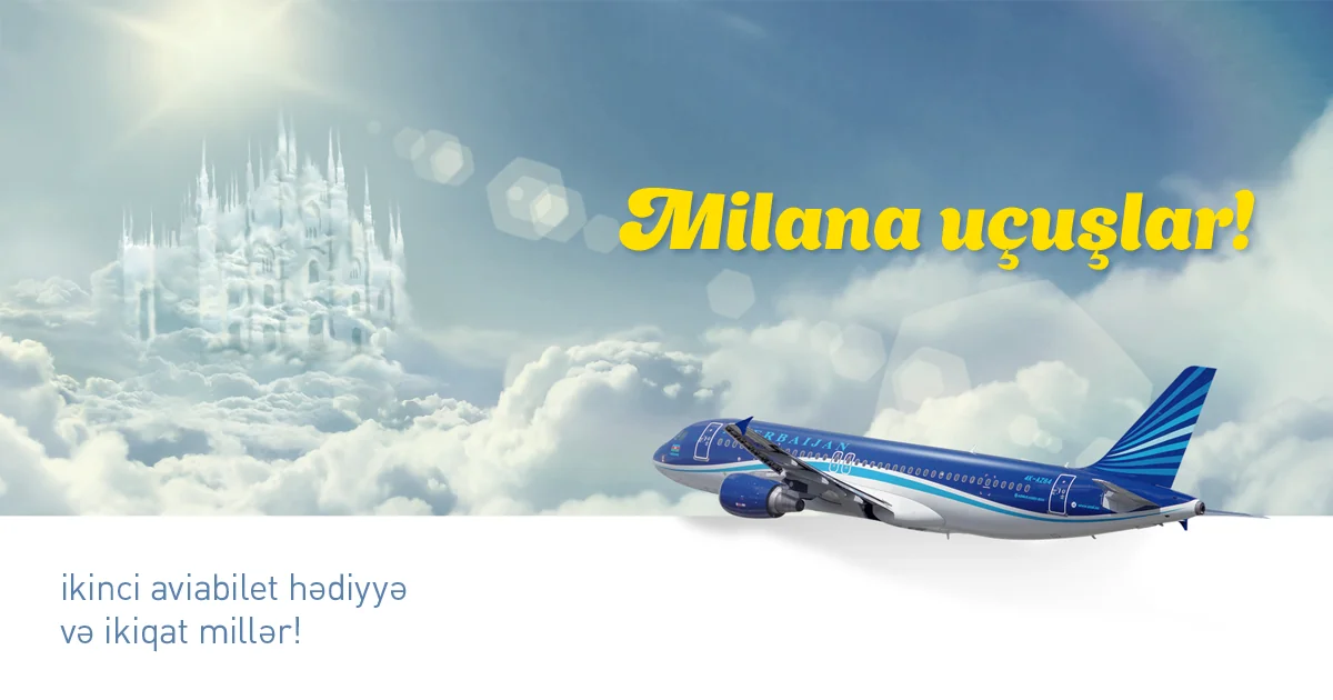 AZAL launches a new campaign on Baku-Milan flights
