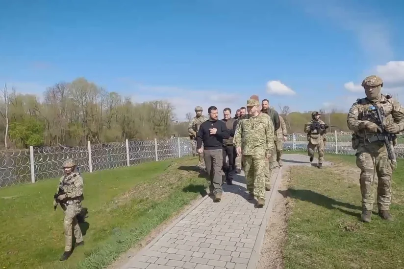 Зеленский посетил граничащую с Польшей и Беларусью Волынскую область