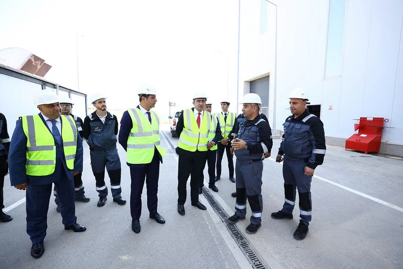 Dövlət Məşğulluq Agentliyinin sədri Çovdar İnteqrəolunmuş Regional Emal Sahəsində olub