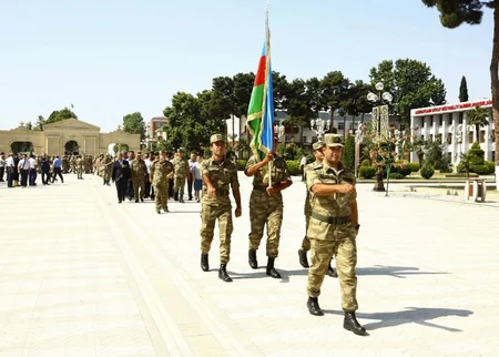 Azərbaycanın hərbi hissələrində bayram tədbirləri keçirilir