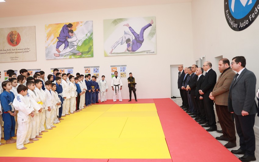 Sabirabadda cüdo təlim mərkəzi istifadəyə verilib