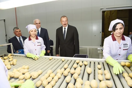 İsmayıllıda “Buta Qrup” MMC tərəfindən yaradılan aqroparkın açılışı olub
