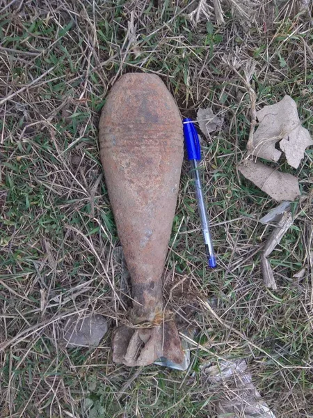 Ağstafada minaatan mərmisi tapılıb