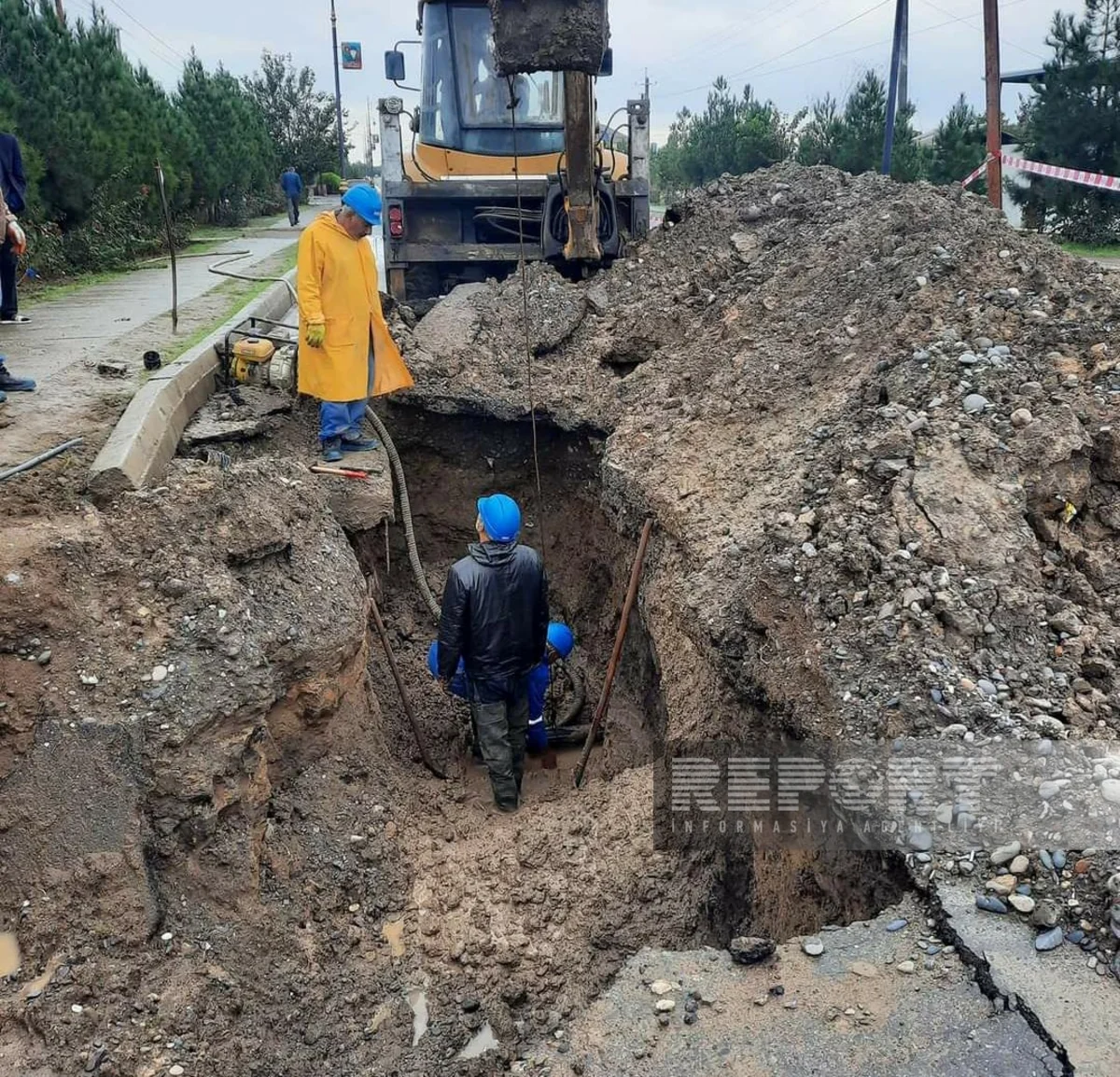 Cəlilabadda içməli su xəttində baş verən qəza aradan qaldırılıb - YENİLƏNİB