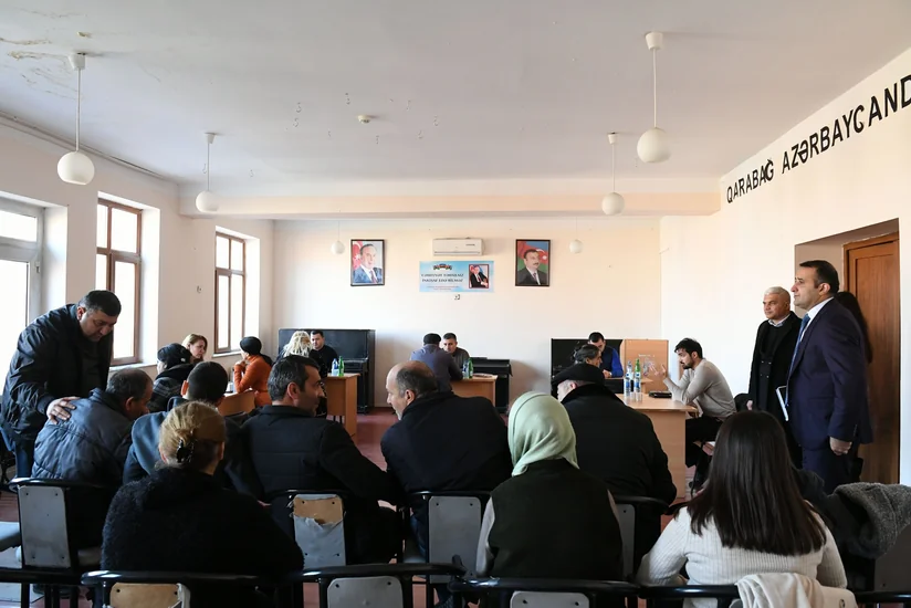 Məcburi köçkünlərə hüquqi yardım göstərilib