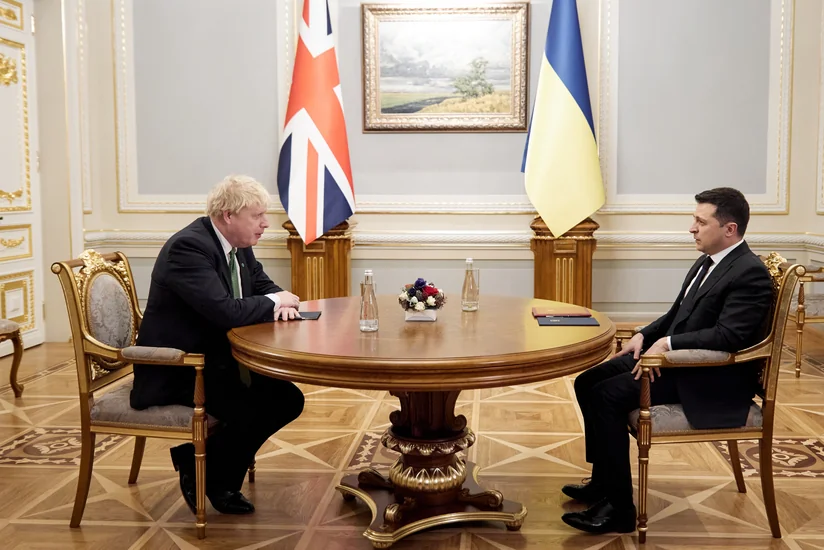 Зеленский поблагодарил Джонсона за неизменную поддержку Украины со стороны Британии