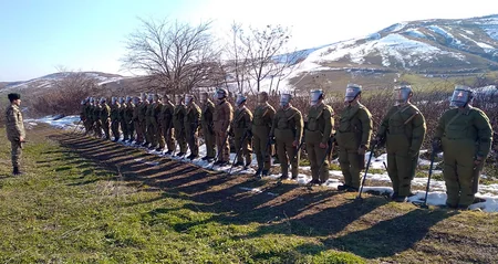 Azerbaijan Army conducting training exercises in new training year