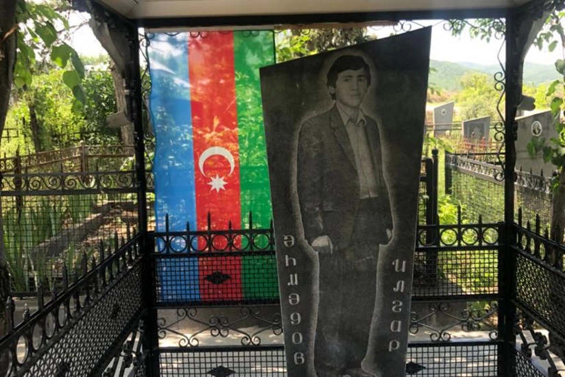 Gürcüstanda 20 Yanvar şəhidinin məzarı bərpa olunub