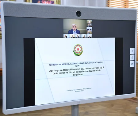 2023-cü ilin dövlət və icmal büdcələrinin layihələrinin Nazirlər Kabinetinə təqdim olunması ilə bağlı tapşırıqlar verilib