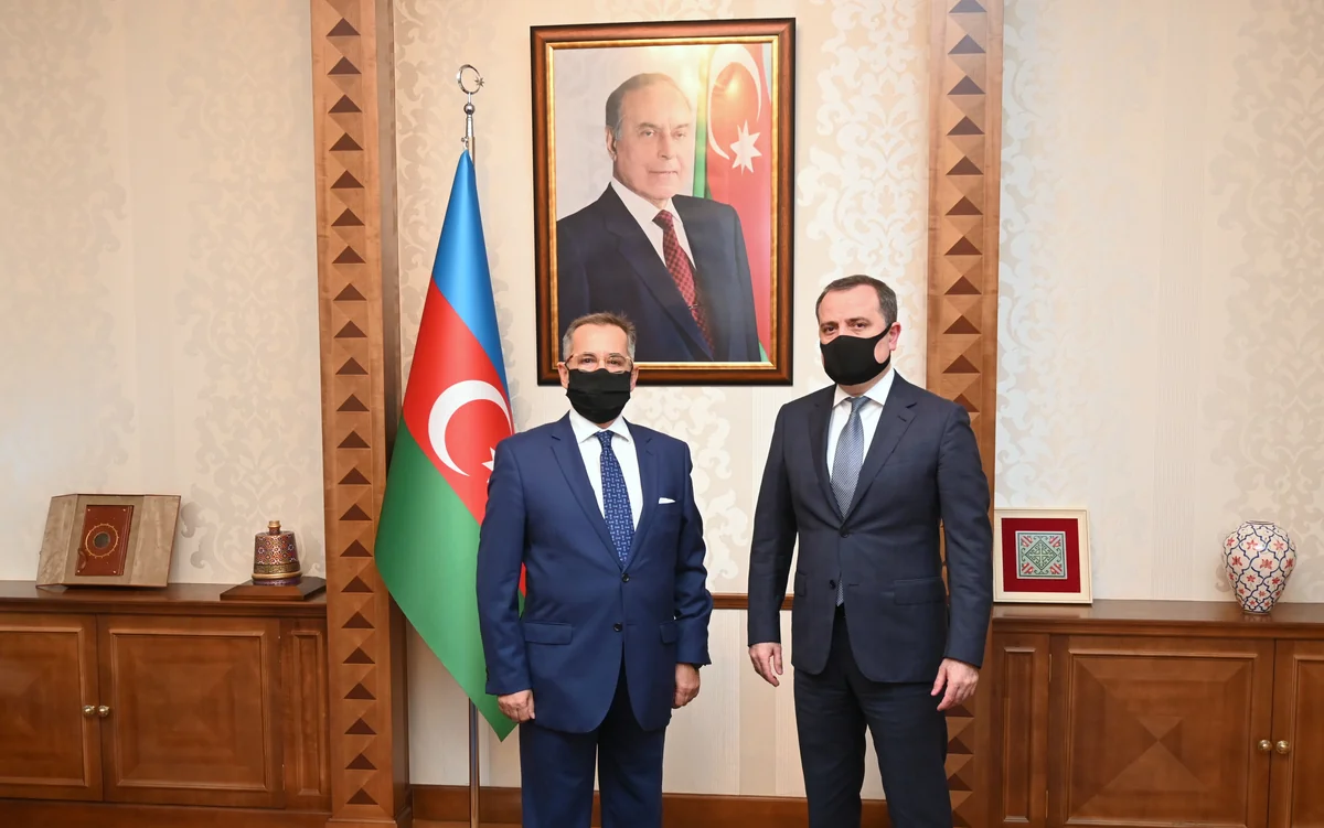 Ceyhun Bayramov Yunanıstanın yeni səfiri ilə görüşüb