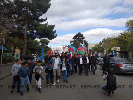 В Грузии празднуют победу Азербайджана