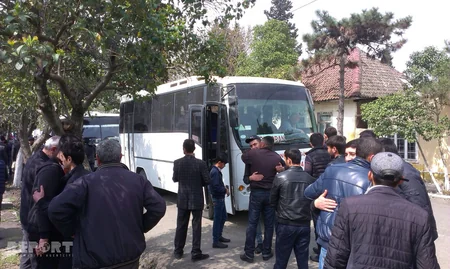 Lənkəran çağırışçıları hərbi xidmətə yola düşüb - FOTO - VİDEO