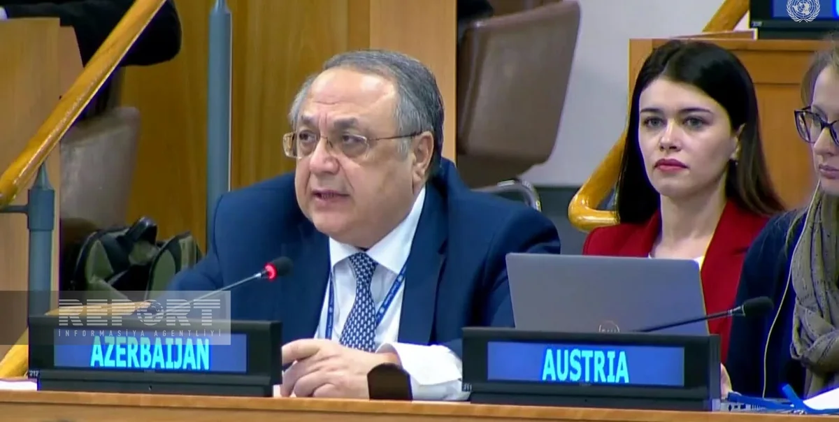 Azerbaijan's permanent rep to UN presents facts in response to Armenian diplomat's false statements