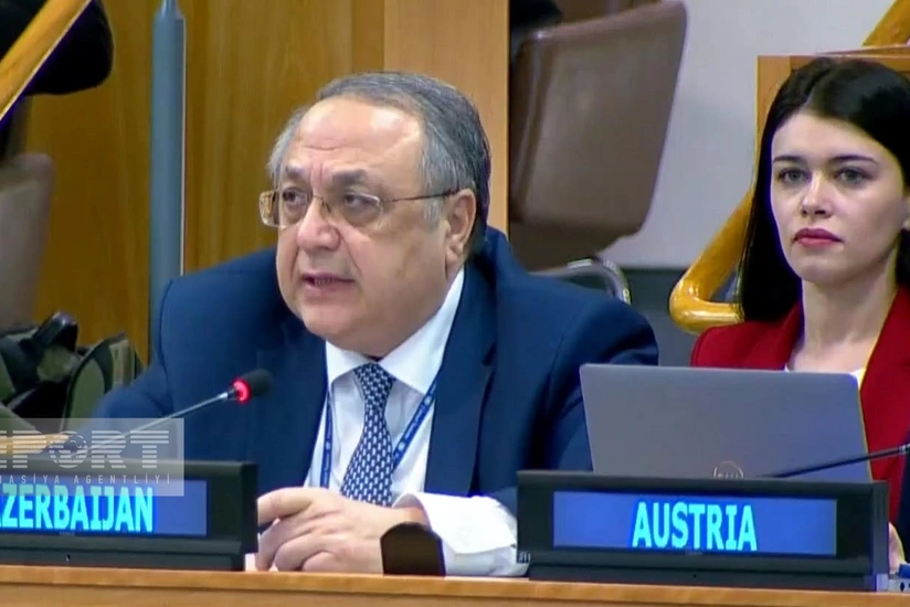 Azerbaijan's permanent rep to UN presents facts in response to Armenian diplomat's false statements