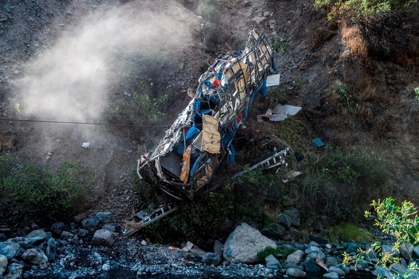 В ДТП с участием автобуса в Перу погибли по меньшей мере 20 человек